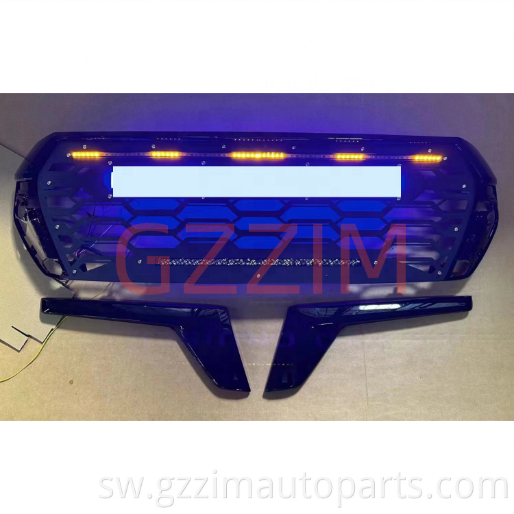 New Grille Car ABS Plastiki Grille Front Grille Fit Kwa Toyota Land Cruiser LC 200